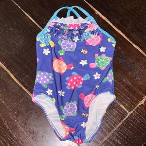 Joe Boxer Kids Swim One Piece with Turtle Print